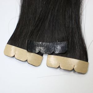 Extensiones de cabello humano con cinta adhesiva, cabello vietnamita virgen, cutícula alineada, liso natural, venta al por mayor - Product Image 1