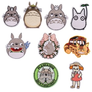 Dibujos animados Japón Anime hierro en parches para ropa bordado raya en ropa lindo DIY apliques insignia costura reparación agujeros - Product Image 6