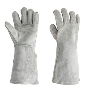 Gants de travail en peau de vache durables de qualité supérieure les plus vendus Gants de sécurité en cuir fendu de vache Caractéristique anti-coupure Soudage de conduite - Product Image 3