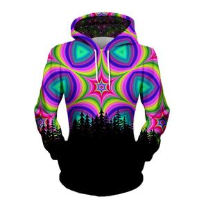 Sweat à capuche en coton épais avec logo personnalisé pour hommes sweats surdimensionnés d'hiver avec motif imprimé 100% vêtements blancs en coton - Product Image 3