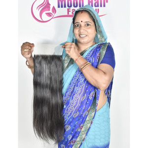 100% prix de gros offre cheveux humains indiens bruts frontale lisse texture douce naturelle abordable disponible à la vente à l'exportation - Product Image 6