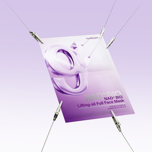 มาส์กหน้าต่อต้านริ้วรอยจากเกาหลีผลิตภัณฑ์เครื่องสำอาง No.9 NAD + Bio Lifting-SIL 4ea มาสก์หน้าแบบเต็ม - Product Image 3