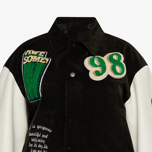 Tùy Chỉnh Bóng Chày Versity Varisty Letterman Áo Khoác Anime Thêu Máy Bay Ném Bom Varsity Áo Khoác Nam - Product Image 6