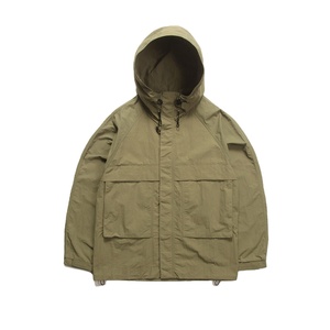 Veste de Randonnée en Nylon Multifonction Vintage Rétro à Capuche pour Hommes Imperméable Vestes Coupe-Vent de Camping en Plein Air pour Hommes 2025 - Product Image 2