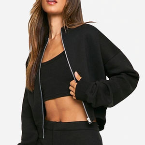 Chándal para Mujer con Precio Económico, Diseño con Cierre de Cremallera, Color Sólido, Diseño de Mangas Completas, Servicio OEM, Transpirable 2026 - Product Image 2