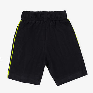 Unisex Casual High Quality <b>Sweat</b> <b>Shorts</b> Breathable Elastic Visible Overlock Stitching Solid Color Mid Waist Eco-Friendly for <b>Men</b> - Product Image 2