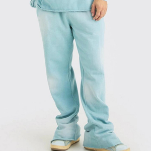 Conjunto Deportivo de Dos Piezas para Hombre, Diseño Moderno 2025, Pantalón de Campana, Estilo Casual, 100% Algodón - Product Image 5