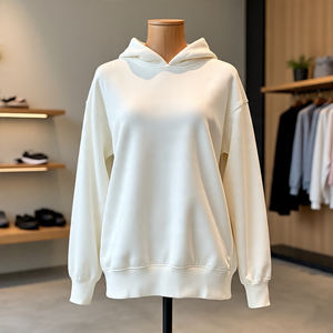 <b>Oversize</b> High Quality Women <b>Hoodie</b> Loose Fit <b>Fleece</b> Drop Shoulder Winter Breathable Eco-Friendly Windproof Streetwear - Product Image 3