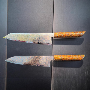 มีดเชฟดามัสกัส PRESTIGE BLADES รุ่นขายดีปี 2025 ด้ามจับสีดำ คมสำหรับหั่นเนื้อ ใช้ได้ทั้งมือซ้ายและขวา ล้างในเครื่องล้างจานได้ ผลิตด้วยมือ - Product Image 2