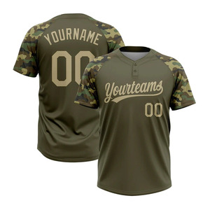 Unisex Baseball Jerseys <b>Plus</b> <b>Size</b> Breathable <b>Mesh</b> Fabric Custom Team Name Print Two Button 100% Polyester - Product Image 2