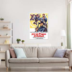 Affiche au design moderne « For a Fistful of Dollars » - Product Image 1