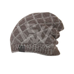 Bonnets Jacquard légers de qualité supérieure au prix de gros Service OEM Chapeaux bonnets personnalisés à la mode - Product Image 6