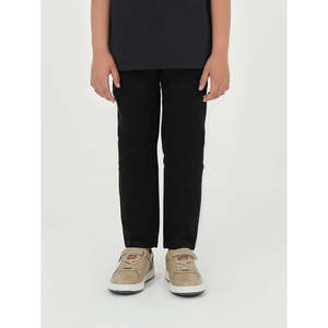 Pantalon chino classique Unze London BOTAN coupe slim 100% coton motif uni décorations à fermeture éclair lavage coloré taille XL léger - Product Image 2