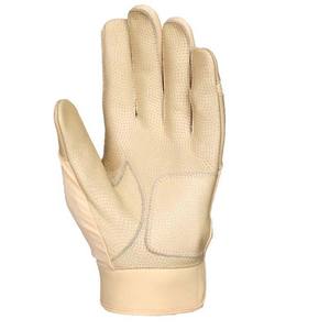 Gants de frappe de baseball en cuir gris avec paume rouge, longs et confortables, pour hommes et femmes - Product Image 2