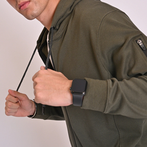 Sweat à capuche surdimensionné 100% coton pour hommes de haute qualité hiver délavé personnalisé épaule tombante épais lourd éponge pull respirant - Product Image 6