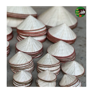 Chapeau conique vietnamien Non La, artisanat écologique fait à la main, mini chapeau conique artisanal, ficelle, décoration traditionnelle Non La - Product Image 6