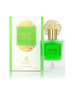 Eau De Perfume Musk Pistachio 50ml by Ayat Perfumes Dubai Arabic Long Lasting Original Perfumes - Product Image 1
