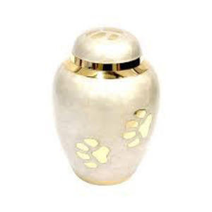 Modern Stylish Small Brass Cremation <b>Urn</b> Classic Design for <b>Pet</b> Ashes Wholesale Funeral Supplies Decorative <b>Urn</b> - Product Image 2