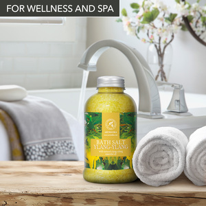Aromatika Ylang-Ylang Crystal Sal Marina Natural 600g para Baño con Extracto de Rosa Rejuvenecedor para una Relajación Profunda Cuidado Corporal - Product Image 2