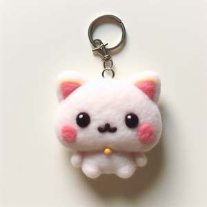 Llavero de Fieltro Suave Ecológico - Amuleto Artesanal Duradero y Elegante con Tamaño Personalizado y Diseño Único - Product Image 2