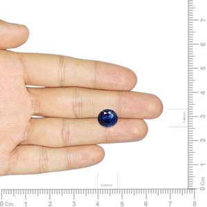 Zafiro Azul - 2.69 Quilates, Gema Natural Facetada, Calibrada, Azul Real, Forma de Estrella, 8mm de Altura, 1mm de Orificio, 10mm, Tratada con Calor, Suelta - Product Image 3