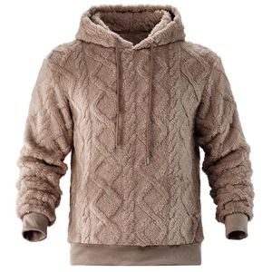 Sudadera con Capucha Sherpa Personalizada con Logotipo 2025-26, Sudadera de Felpa Gruesa para Hombre, Sudadera con Capucha de Terciopelo para Hombre - Product Image 6