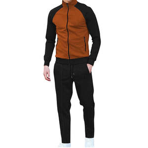 Ensemble de jogging deux pièces pour homme, en polyester, molleton technique, sweat à capuche zippé, pantalon de jogging, confortable et léger - Product Image 3