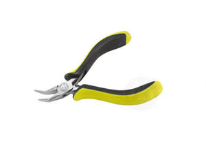 Comfortable Bent Chain Nose <b>Pliers</b> Making Bends in Wire and Picking up <b>Small</b> Parts. - Product Image 2