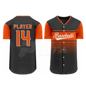 Vente directe d'usine, uniforme de baseball respirant pour adultes, grande taille, haute qualité, 100% polyester, nouvelle arrivée, dernier design - Product Image 4