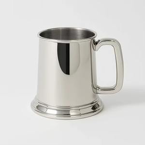 Taza de café metálica de doble capa de tendencia industrial, paredes aisladas que previenen la degradación del sabor causada por la enfriación rápida - Product Image 6