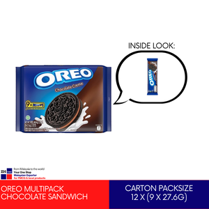 Oreo บิสกิตช็อกโกแลต27.6กรัมมีหลายแพ็คมาเจลาเซียครีมช็อกโกแลตบิสกิตโกโก้แบบดั้งเดิมขายส่ง - Product Image 2