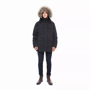 Chaqueta de Invierno para Hombre, Impermeable, Aislada, con Capucha, Chaqueta Cálida con Protección Contra el Viento, para Uso en Exteriores con Clima Frío - Product Image 4