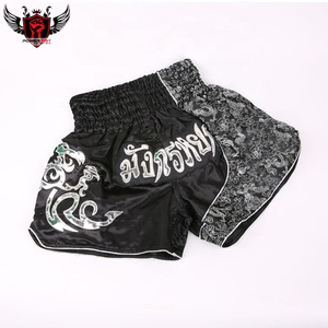 Nuevos pantalones cortos de boxeo y Muay Thai de secado rápido para hombres, ropa de entrenamiento sublimada MMA y BJJ, servicio OEM disponible - Product Image 4