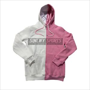 High Quality 100% Cotton Silk Satin <b>Line</b> <b>Hoodie</b> Custom Logo Screen Print cotton blended Heavyweight Terry Oversized Hoodies - Product Image 1
