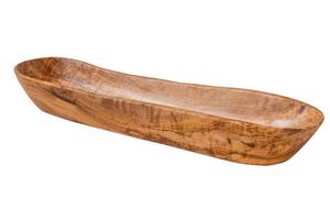 Bols à fruits personnalisés en bois d'olivier Assiette en bois rustique Assiette à fruits Bol en forme de bateau Paniers à pain Idée cadeau Bol en bois - Product Image 6