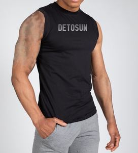 Vente chaude personnalisé hommes 100% coton débardeur respirant gilet d'entraînement de gymnastique pour Fitness course entraînement conception de Sublimation personnalisée - Product Image 6