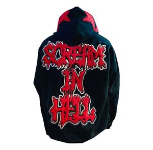 Sudadera con capucha personalizada para hombre con cremallera completa y logotipo de espuma en 3D, talla grande, estampado de invierno, disponible directamente desde el fabricante - Product Image 6