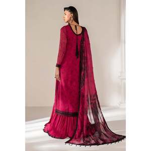 Ensemble pour femmes en mousseline de soie brodée SF-4138 - Product Image 2