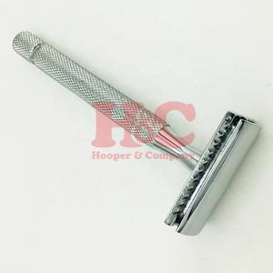 Maquinilla de Afeitar de Doble Filo de Acero Inoxidable para Hombre, de Alta Calidad, con Mango de Plástico, Color Personalizado, MOQ Bajo, Venta al Por Mayor - Product Image 6