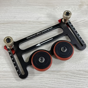 Guías de rodillos para carpintería, bloque deslizante para riel de sierra <span class=keywords><strong>ingletadora</strong></span>, plumero universal doble, alimentador de material con doble rodamiento de rueda - Product Image 6