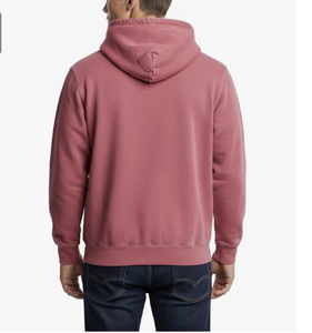 MEN CLASSIC OVERSIZE FLEECE HOODIE CUSTOM LOGO EMBROIDERY HEAVY 400 GSM ORGANIC COTTON BANGLADESH - Product Image 4