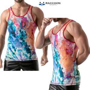 Camiseta Deportiva sin Mangas para Hombre, Sublimada, de Alta Calidad, Transpirable, de Secado Rápido, de Algodón y Poliéster, para Gimnasio - Product Image 5