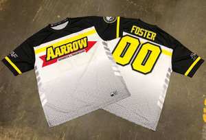 Camiseta de béisbol infantil de rayas personalizadas de alta calidad, camisas lisas, venta al por mayor, equipo de inicio, bordado en blanco, - Product Image 6