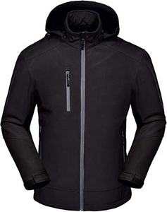 Veste Softshell avec capuche, veste imperméable, vestes doublées, randonnée en plein air - Product Image 6