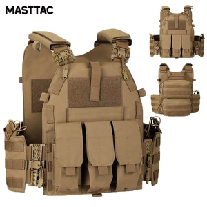 MASTTAC alta qualità MOLLE a sgancio rapido Elastica Outdoor per allenamento di sopravvivenza borsa tattica gilet in <span class=keywords><strong>Nylon</strong></span> portante piastra tattica - Product Image 1