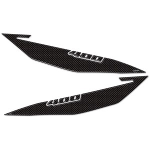 2 pz. poggiapiedi in gel 3D in lega di alluminio CNC compatibili con SUZUKI BURGMAN 400 2017-2023 - Product Image 2