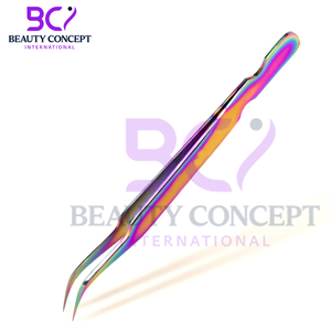 Forma curva Color personalizado Buen vendedor Antideslizante Calidad Premium Fácil de usar Extensión de pestañas Pinzas injertadas - Product Image 4