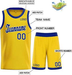 Uniforme de Baloncesto Personalizado Sublimado Reversible de la Mejor Calidad, 100% Poliéster, Talla Grande, Ropa de Moda - Product Image 6