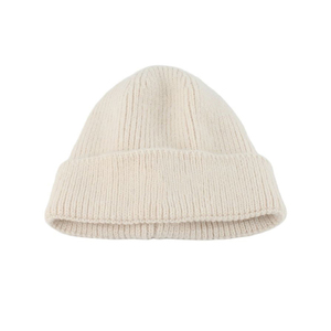 Bonnet d'hiver unisexe gaufré personnalisé de haute qualité avec logo en cuir bonnets tricotés de haute qualité - Product Image 4
