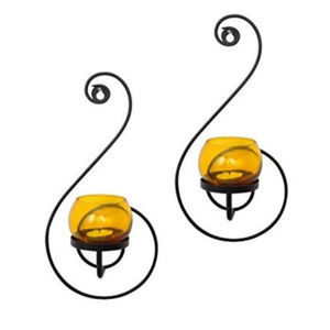 Scones muraux en fer noir de la plus haute qualité Design admirable Scones muraux intérieurs pour la maison décoration de noël bougeoir - Product Image 6